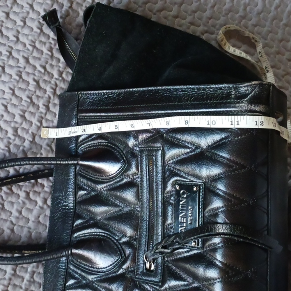 Valentino Leather large purse, beautiful bag! Original tags. Suede sides & inner - Picture 17 of 17